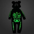 thumbnail image 2 of Disney Store Mickey Mouse Skeleton Romper Costume Glow in the Dark 18 24 Months, 2 of 2