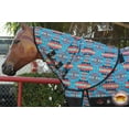 thumbnail image 5 of 75" Hilason 1200D Winter Turnout Horse Blanket W/ Neck Cover Belly Wrap Turquoise, 5 of 8