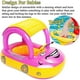 thumbnail image 3 of Baby Inflatable Pool Float With Canopy, Car Shaped Babies Swim Float Boat With Sunshade Safty Seat For Toddler Infant Swim Ring Pool Spring Floaties S, 3 of 5