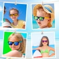 thumbnail image 4 of Gafas de sol Oleitodh para fiestas infantiles, paquete de 64 unidades, UV400, color neón, 4 of 9