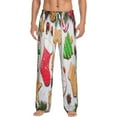thumbnail image 2 of Lsque Christmas Gingerbread Cookies Print Men's Pajama Pants, Lounge Pant - Comfortable Home Wear,Elastic Waistband, Stylish Design-Large, 2 of 9