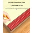 thumbnail image 4 of 4Pcs Woodworking Line Drawing Ruler Parallel/Vertical Scribing Ruler, 4 of 7