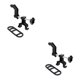 thumbnail image 1 of Wosthever Soporte de alineación de ruedas de bicicletas, ajuste de llanta trasera delantera de plástico, reparación de deportes al aire libre, Negro 2piezas, 1 of 6