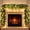 Green #4, variant on Artificial Christmas Garland Fork Norfolk Style 106 Inch Green Plastic Holiday Decor for Fireplace Mantle Wall Table Home Decoration