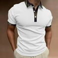 thumbnail image 2 of Ketyyh-chn99 Mens Polo Mens Golf Shirt Short Sleeve Casual T Shirts for Men White,Xl, 2 of 4