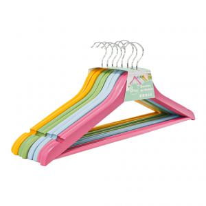 Kit 8 Ganchos Colgar Ropa Tender Colores Pastel Resistentes