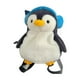 thumbnail image 1 of Mochila de peluche con diseño de pingüino de dibujos animados, bolso cruzado para niñas, bolso ligero y multifuncional de 11,4 x 15 pulgadas., 1 of 8