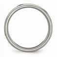 thumbnail image 2 of Titanium Ridged Edge 8mm Laser Design Brushed & Polished Band, 2 of 9