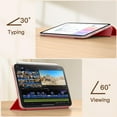 thumbnail image 6 of JETech Magnetic Case for iPad mini (A17 Pro, 2024 Model, 7th Generation) / mini 6 (2021 Model, 6th Generation), Magnetic Attachment, Slim Smart Tablet Cover with Auto Wake/Sleep (Red), 6 of 6