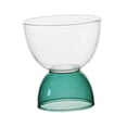 thumbnail image 2 of Copas de postre de vidrio Cristalería Vasos para bebidas frías Vasos para pudín Vasos para batidos Hielo Verde bajo, 2 of 9