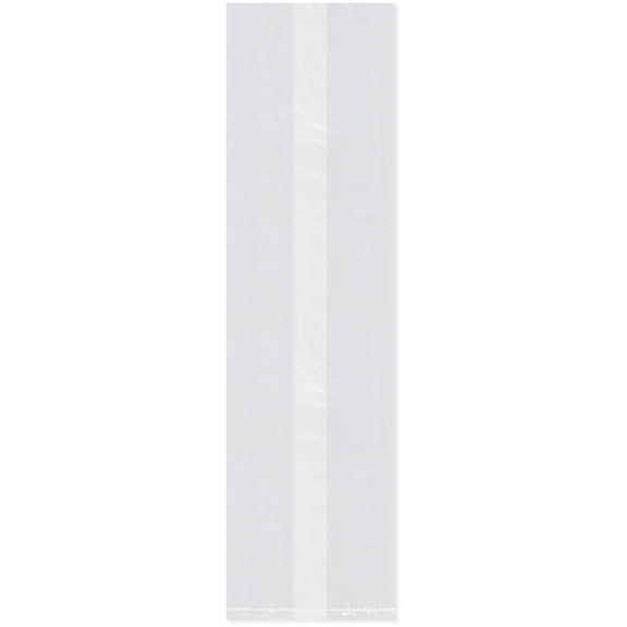 Plymor 5" x 4" x 18" (Pack of 100), 1 Mil Gusseted Plastic Bags
