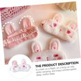 thumbnail image 3 of Bunny Stuffed Animal Bunny Ears Eye Mask Stuffed Animals Fluffy Sleeping Eye Cover Portable Eye Patch Rabbit Plush Materia, 3 of 3
