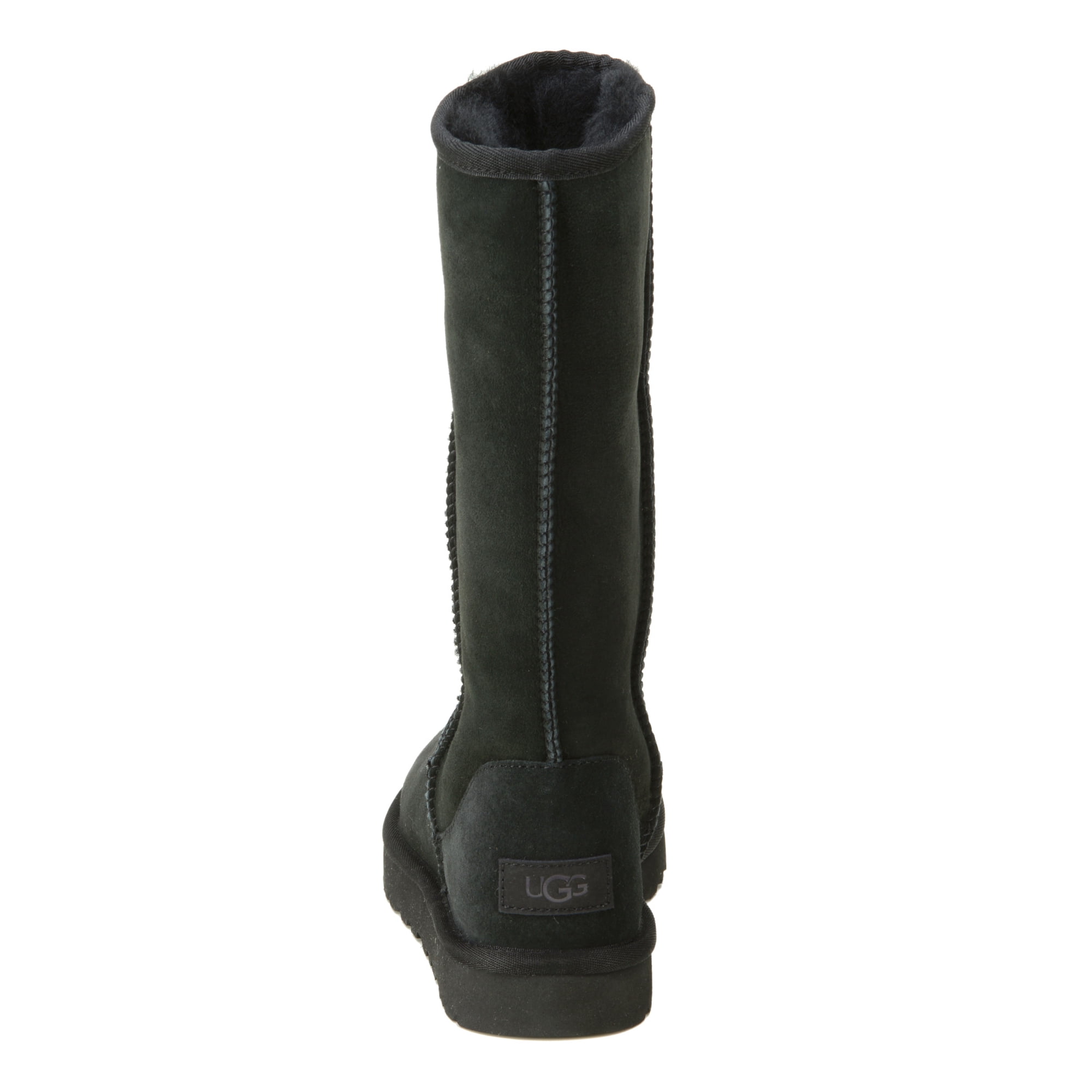 Black mid calf ugg boots best sale