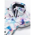 thumbnail image 4 of Chrisuno Girls Winter Coats Girl's Jacket Kids Full Zip Outdoor Hooded Coat Purple Printed 6/7, 4 of 5