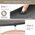 thumbnail image 4 of Under Sink Mats for Kitchen Waterproof, 28" x 22" Under Sink Tray for Kitchen Waterproof Waterproof & Flexible Under Sink Liner for Kitchen and Bathroom Gray, 4 of 7