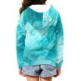 thumbnail image 3 of DISNIMO Marble Hoodie with Zipper for Girls Hoodies Size 6-7 Zip Up Hoodie Sweatshirt Girls Sweatshirts Hoodies Kids Hoodie Jacket Boys Hoodie Coat Childrens Hooded Jackets Clothes Girl Blue, 3 of 7