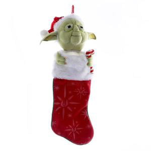 UPC 086131259500 product image for Star Wars Yoda Plush Head Stocking | upcitemdb.com