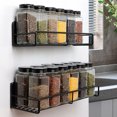 thumbnail image 2 of Pluokvzr 2 Pcs Magnetic Spice Rack Super Strong Magnetic Rack Organizer Rustproof Heavy Duty Refrigerator Spice Shelf No Drilling, 2 of 10