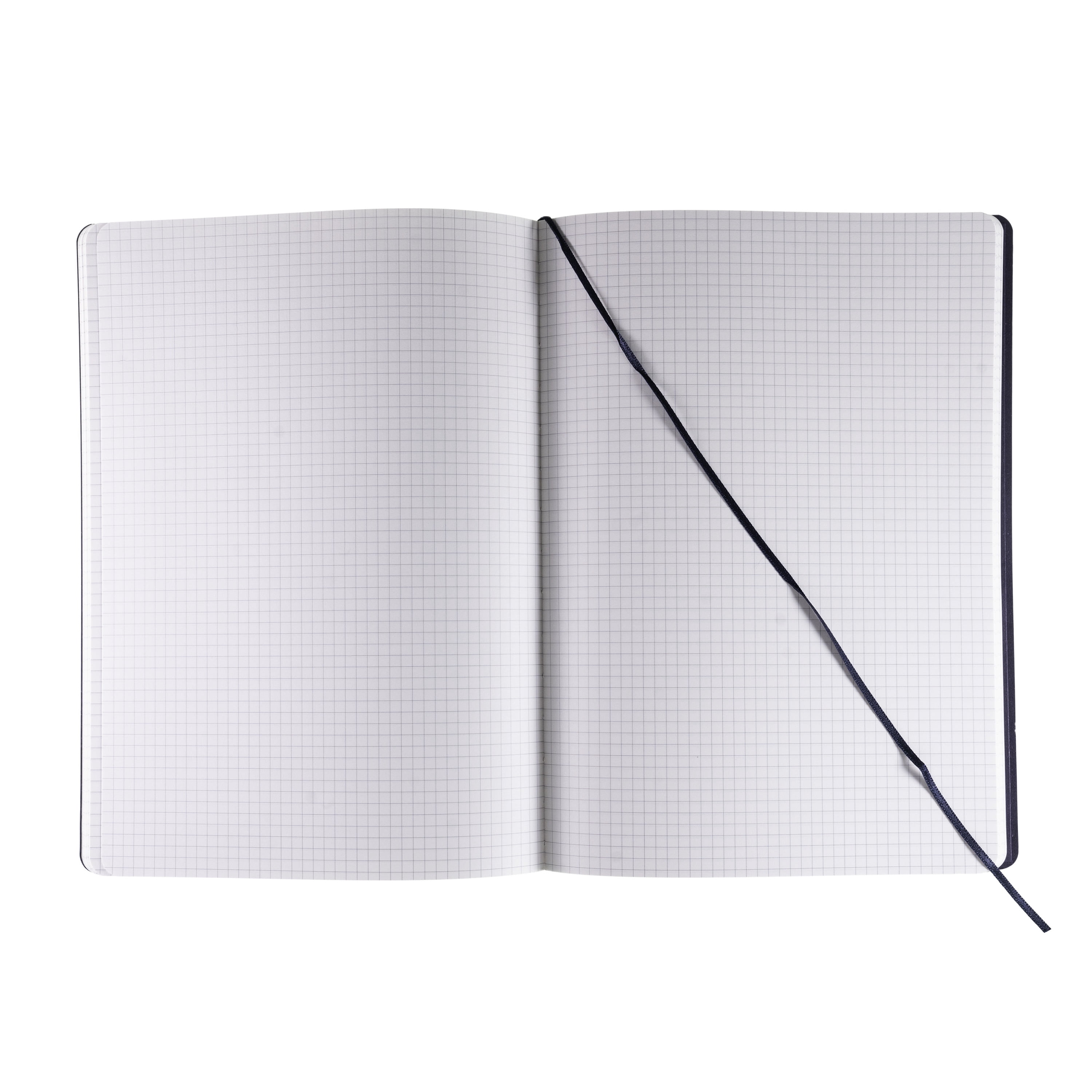 Fabriano Ecoqua Plus Stitch-Bound Notebook, 8.3" x 11.7", A4, Graph, Wine