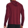 thumbnail image 2 of Under Armour Men's Velocity Wordmark Long Sleeve Hoodie (as1, alpha, m, regular, regular, League Red/Red-626), 2 of 5