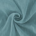 thumbnail image 5 of PrimeBeau Semi Sheer Linen Curtains Light Filtering Grommet Draperies, 52" x 96" , 2 Panel Set, Turquoise, 5 of 8
