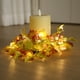thumbnail image 4 of Hogar y cocina, Decoración del hogar, Decoración navideña, Corona de hojas de arce artificiales, candelabro, decoración de tazas, accesorios para fiesta de Acción de Gracias de Halloween, juego de mes, 4 of 6