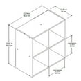 thumbnail image 2 of Your Zone 4 Cube Storage Organizer, Multiple Colors, 2 of 4