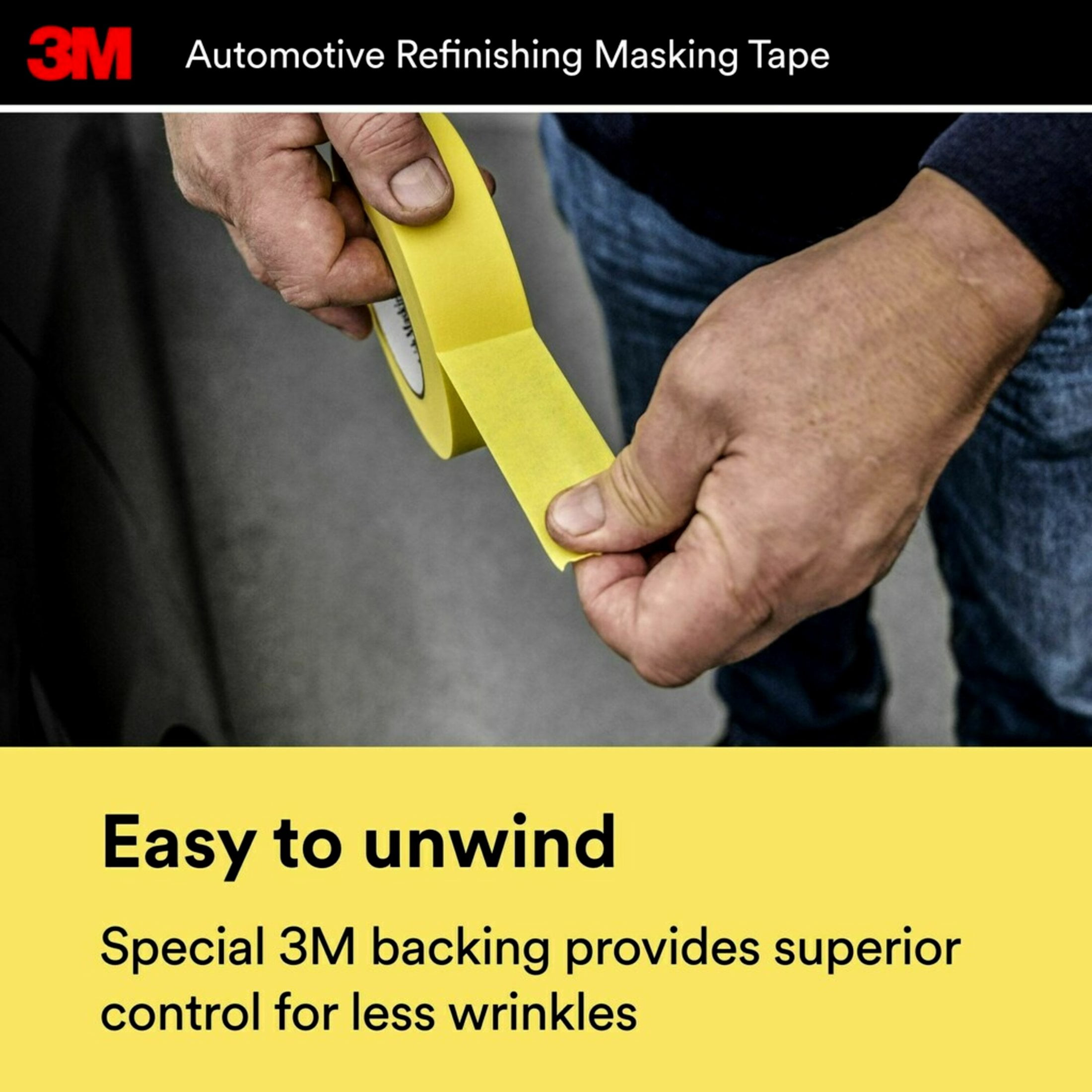 3M Automotive Refinish Masking Tape, 03425, 36mm x 32m