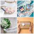thumbnail image 6 of Uxcell 2.4" Wide 2.2 Yards Burlap Ribbon Lace Roll Wrapping Fabric Crafts Roll Grass Green 2 Pack, 6 of 6