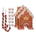 thumbnail image 2 of Dserhfy Gingerbread Golf Game Set Wood Plastic Indoor Miniature Putting Course Festive Family Activity for Christmas Parties & Holiday Fun, 2 of 8