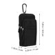 thumbnail image 2 of WEUVEB 1Ud Bolsa Bandolera Para Teléfono De Nylon Negro Impermeable Y Funcional Para Uso Diario, 2 of 6