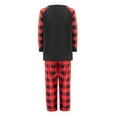 thumbnail image 5 of Christmas Pajamas for Family, Long Sleeve Gnome Truck Print Tops + Plaid Pants Set, 5 of 8