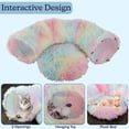 thumbnail image 5 of PETMAKER Cat Tunnel with Cat Bed - 3FT Multifunctional Cat Tunnel Bed, Multi, 5 of 11