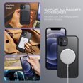 thumbnail image 3 of For iPhone 12 Pro Magnetic Case,iPhone 12 Case with Invisible Stand [Compatible with Magsafe], Full Body Protective Cover Slim Shockproof Phone Case for Apple iPhone 12/Pro 6.1", Black, 3 of 16