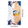 thumbnail image 3 of PHIGZNT 100% Cotton Luxury Beach Towels - Oversized Beach Towel, Swim Towel, Blue Sefina Stripes (30" x 60"), 3 of 3