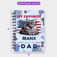 thumbnail image 5 of My Favorite Manx Calls Me Dad. Happy Father's Day Spiral Bound Journal Cat Lover Kitten Owner Gifts 5x7in Spiral Notebook - 00005, 5 of 5