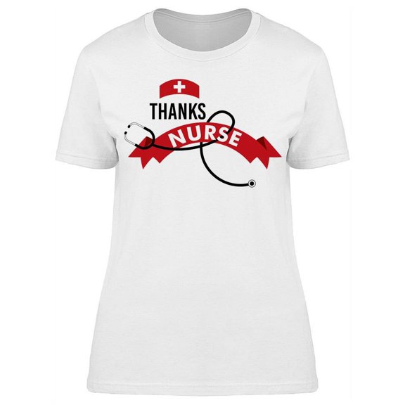 Nurse Gratitude Design T-Shirt Women -Image by Shutterstock, Female 3X-Large
