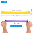 thumbnail image 2 of Unique Bargains Towel Band Silicone Stretchable Towel Chair Clips Straps Yellow, 2 of 6