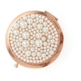 thumbnail image 5 of Unique Bargains 1 Pc Women Round Double-sided Makeup Mirror Rose Gold Tone, 5 of 5