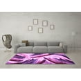 thumbnail image 3 of Ahgly Company Indoor Rectangle Abstract Purple Modern Area Rugs, 5' x 8', 3 of 4