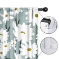 thumbnail image 4 of Blackout Kids Curtains,Gray Daisy Flower White Blooms Pattern Childrens Insulated Curtains Set Of 2,Bedroom Essentials,Toddler Room Decor 52"x63", 4 of 5
