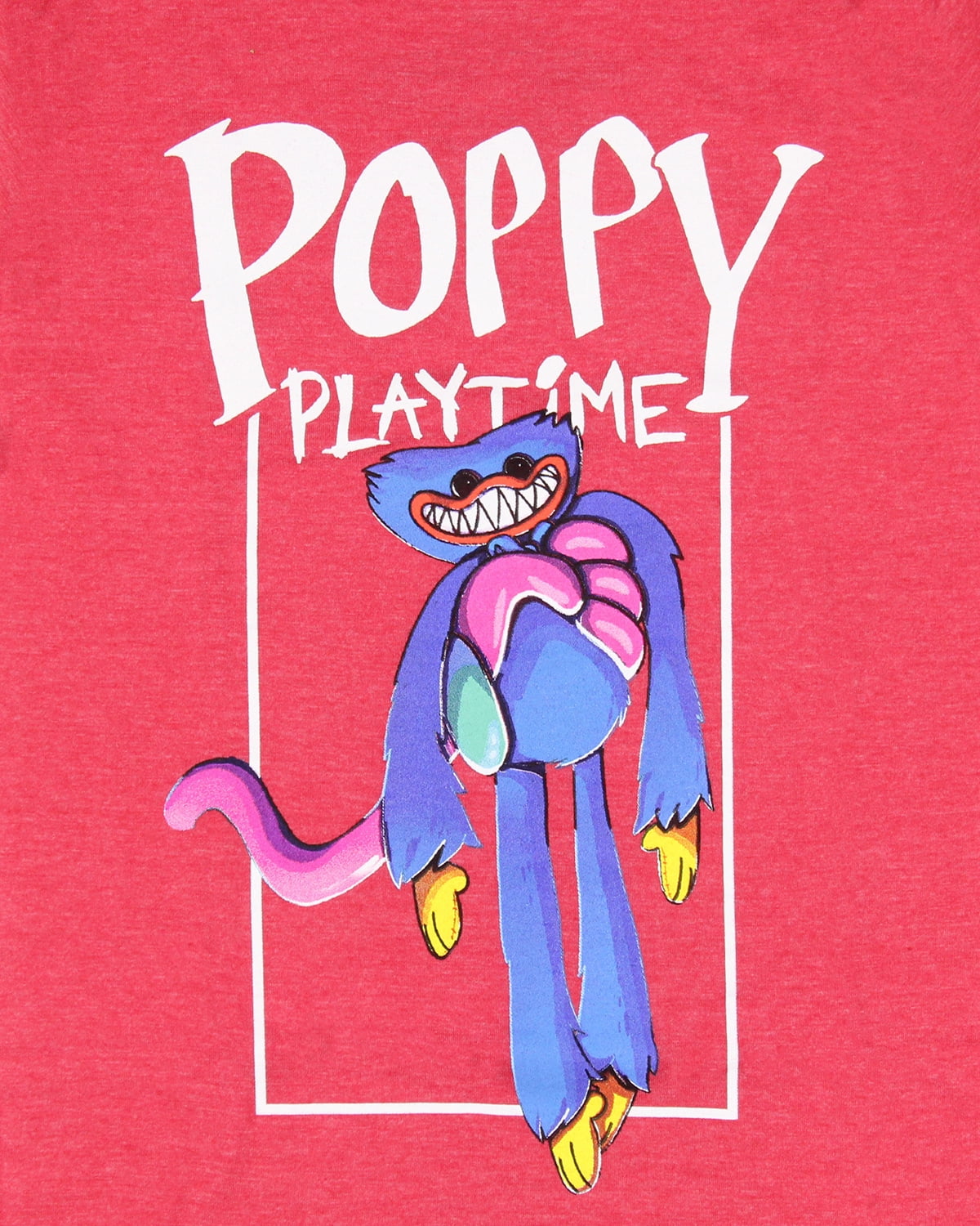 Poppy Playtime Mommy Long Legs And Huggy Wuggy Unisex T-Shirt