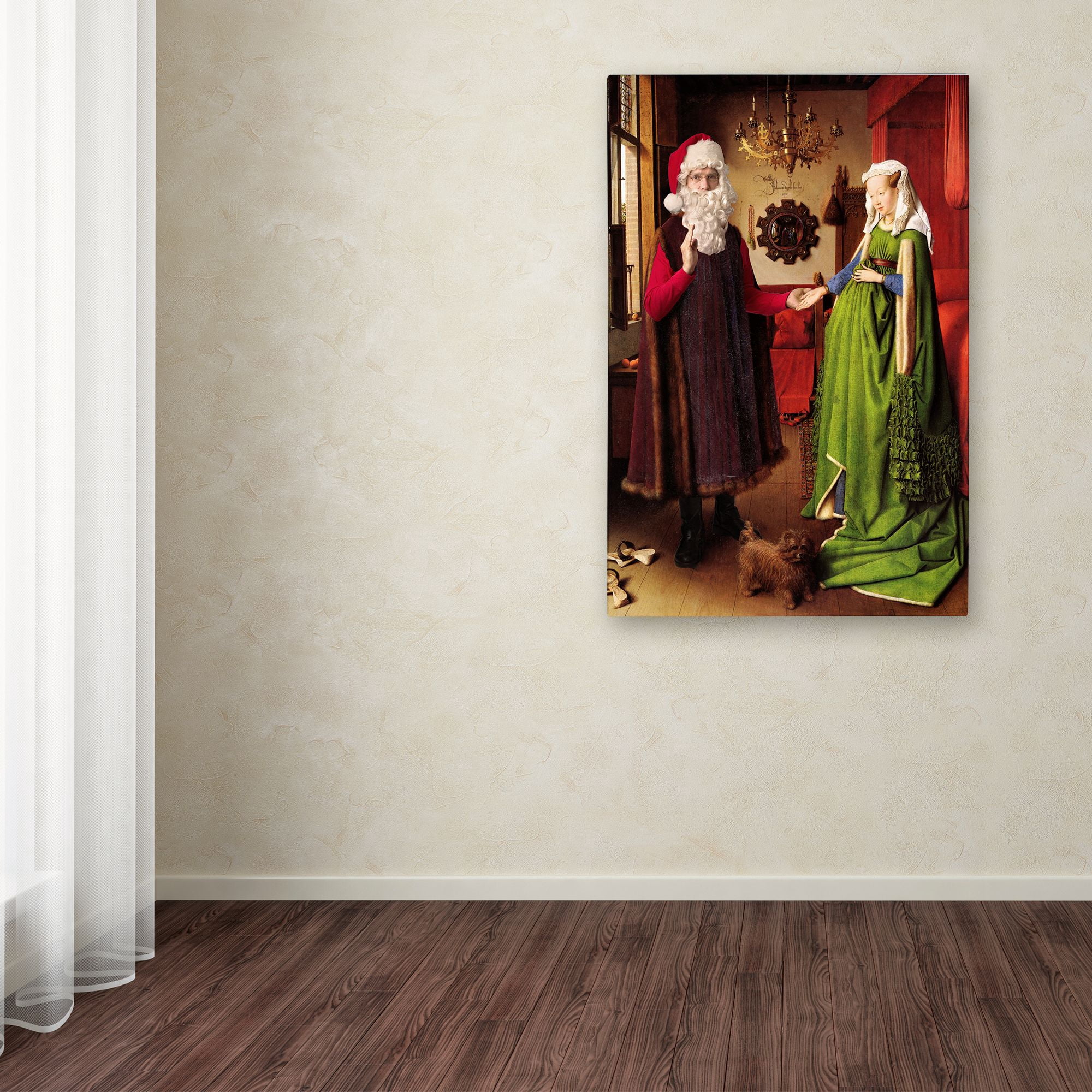 Trademark Fine Art 'Van Eyck-Arnolfini' Canvas Art by Ed Wheeler