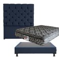 thumbnail image 1 of Colchón Matrimonial + Box Blu + Cabecera Capri Spring Air Dicasa Morgan, 1 of 8