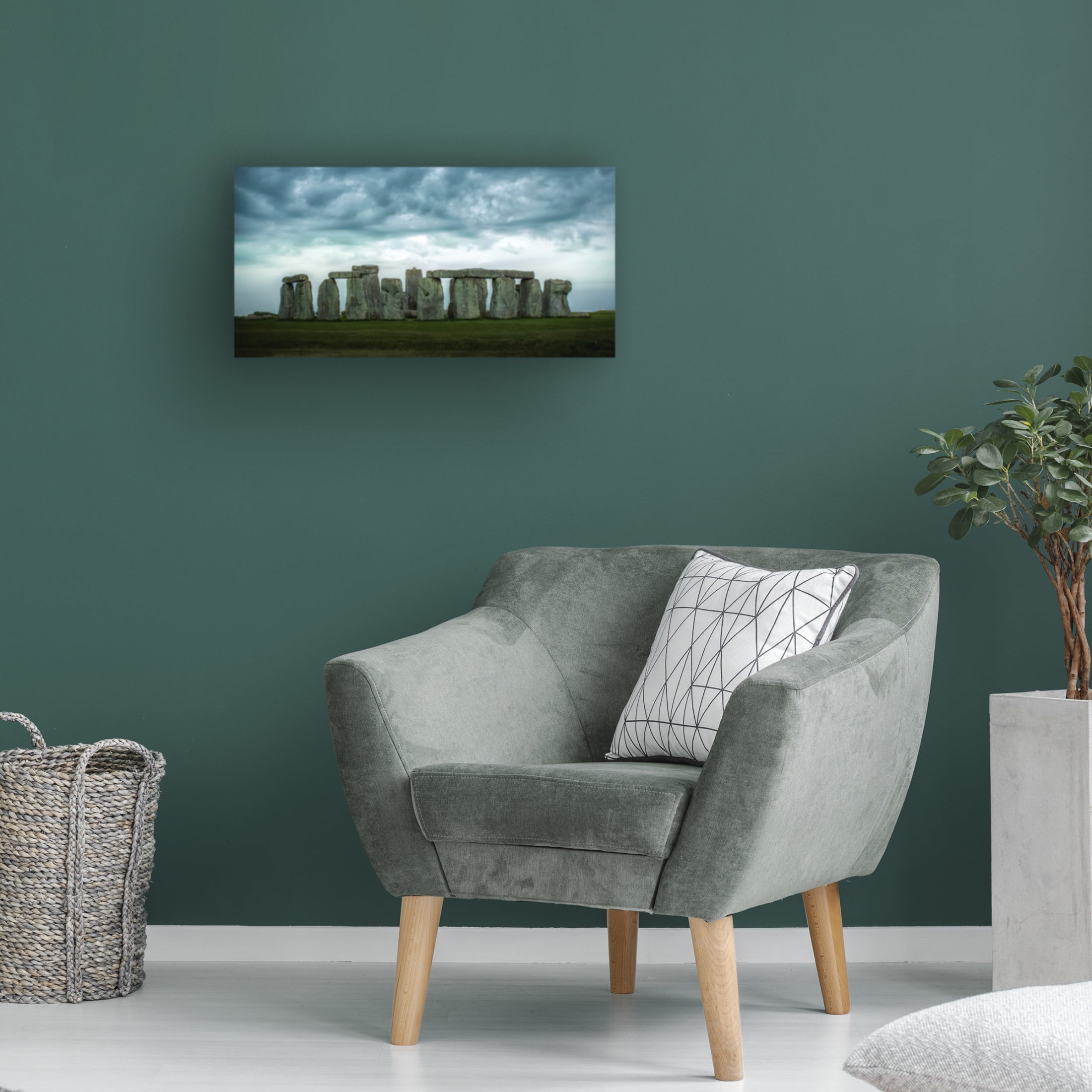 Trademark Fine Art Alex Lu Stonehenge Canvas Wall Art