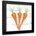 thumbnail image 1 of Seay, Anne 20x20 Black Modern Framed Museum Art Print Titled - Farm Fresh Carrots, 1 of 5
