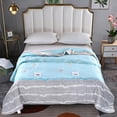 thumbnail image 1 of Nkmbld Bed Sheet Quilt Cool for Bed Sofa Travel Lightweight Breathable Soft Easy Machine Washable, 1 of 4