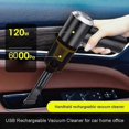 thumbnail image 5 of USB Rechargeable 5500Pa 120W Powerful Wireless Vacuum Cleaner for Car Truck Home, 5 of 5