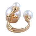 thumbnail image 5 of Imitation Pearl Adjustable Open Ring Minimalist Joint Finger Band Fashion Jewelry Accessory for Women Elegant Style, 5 of 7