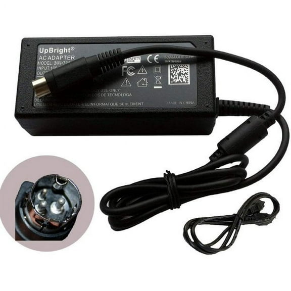 UpBright NEW 24V 3-PIN AC / DC Adapter For LI Shin International Enterprise Corp LSE9901B2460 G24218LF-A808 24VDC 3 Prong Power Supply Cord Cable PS Charger Mains PSU